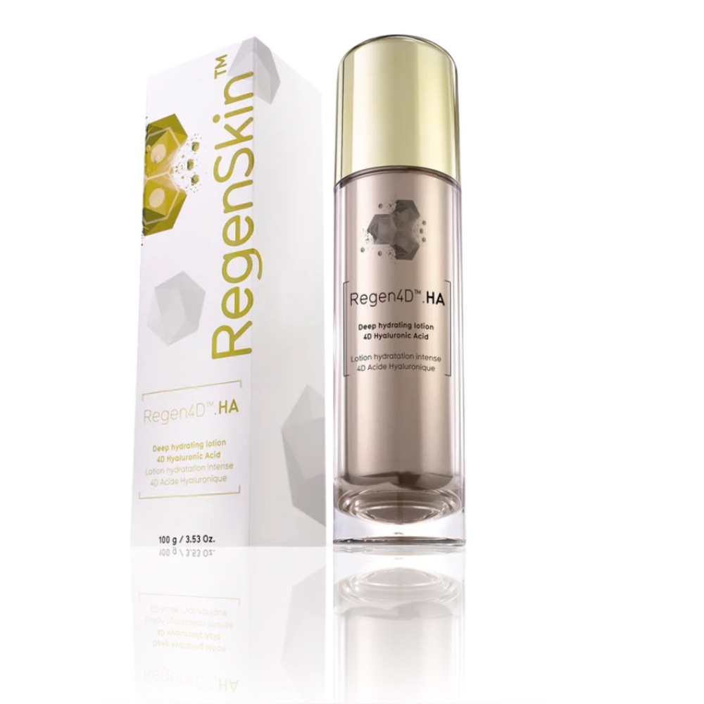 RegenSkin HA Deep Hydrating Lotion - Gold and White